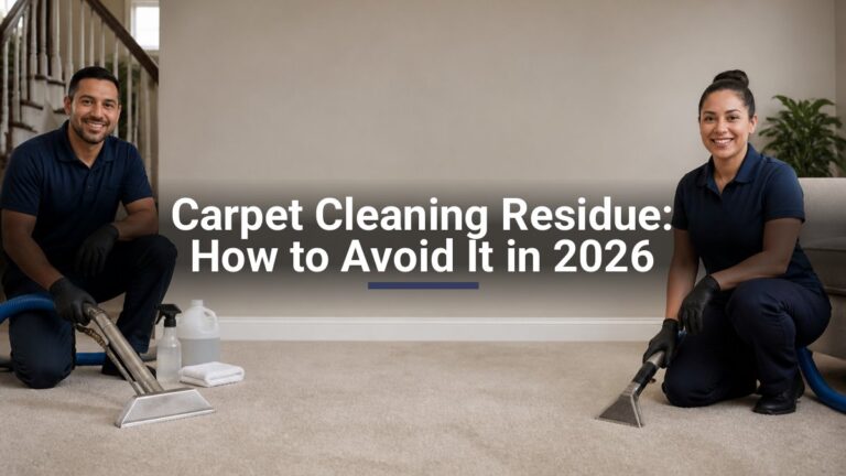 Read more about the article Carpet Cleaning Residue: How to Avoid It in 2026