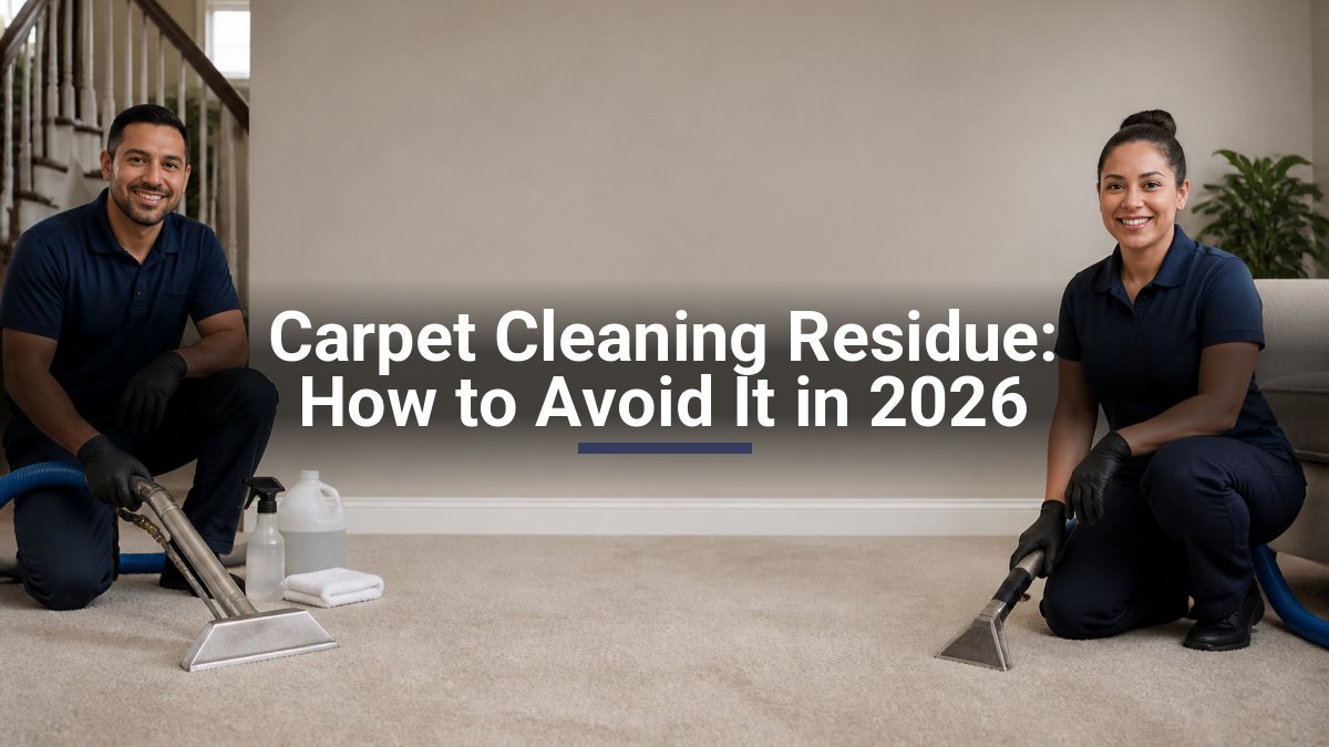 Read more about the article Carpet Cleaning Residue: How to Avoid It in 2026